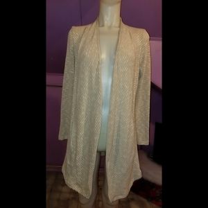 Anthropologie Bordeaux women's open front Cardigan